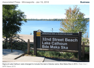 MN lake named for pro-slavery Calhoun gets new name